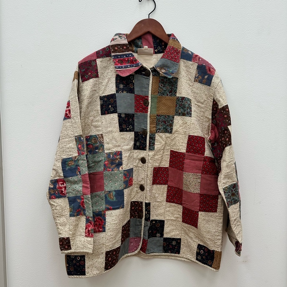 Vintage Susan Bristol Quilted Patchwork Jacket
